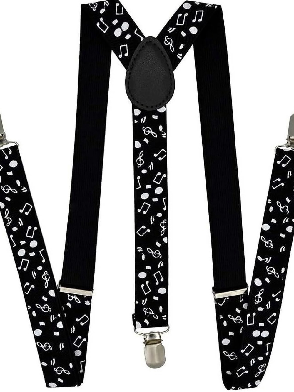 Trilece Kids Boys Girls Toddlers Music Note Y Back Suspenders Musical Symbols